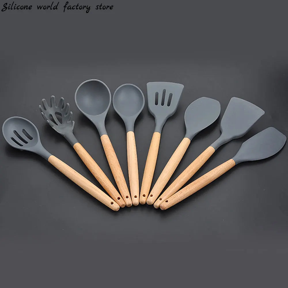 Silicone Kitchen Utensils Set