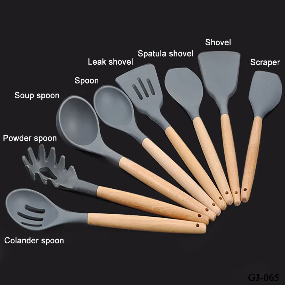 Silicone Kitchen Utensils Set