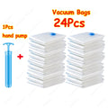 Vacuum Storage Bags with Hand Pump