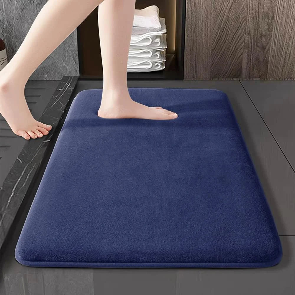 Anti-Slip Coral Velvet Bath Mat