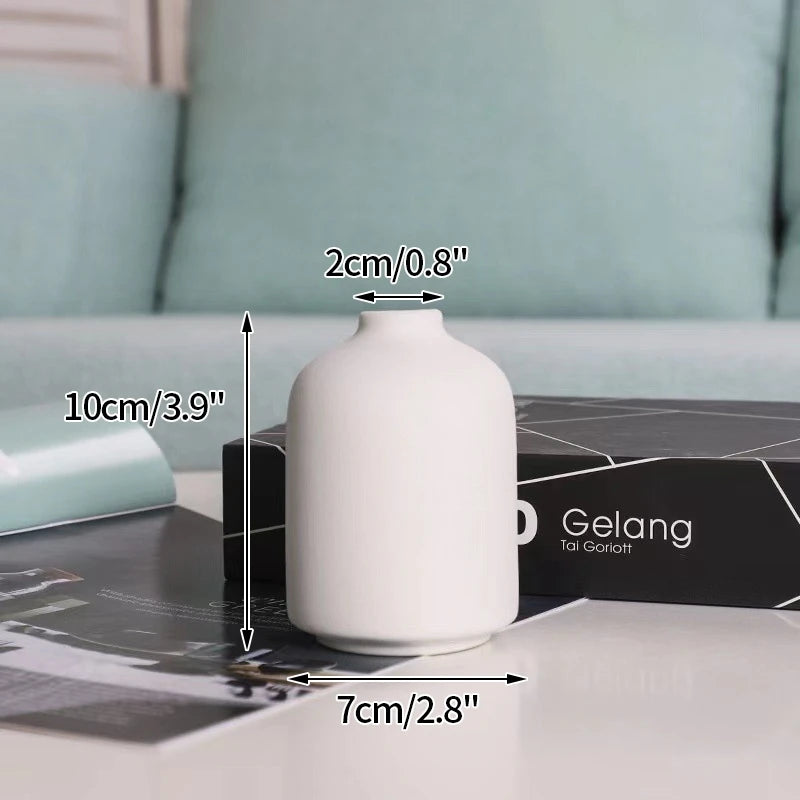 Nordic White Ceramic Vase