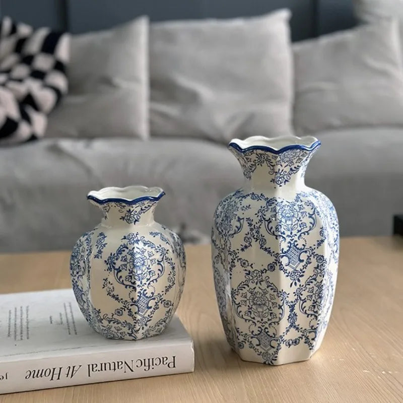 Blue & White Porcelain Vase