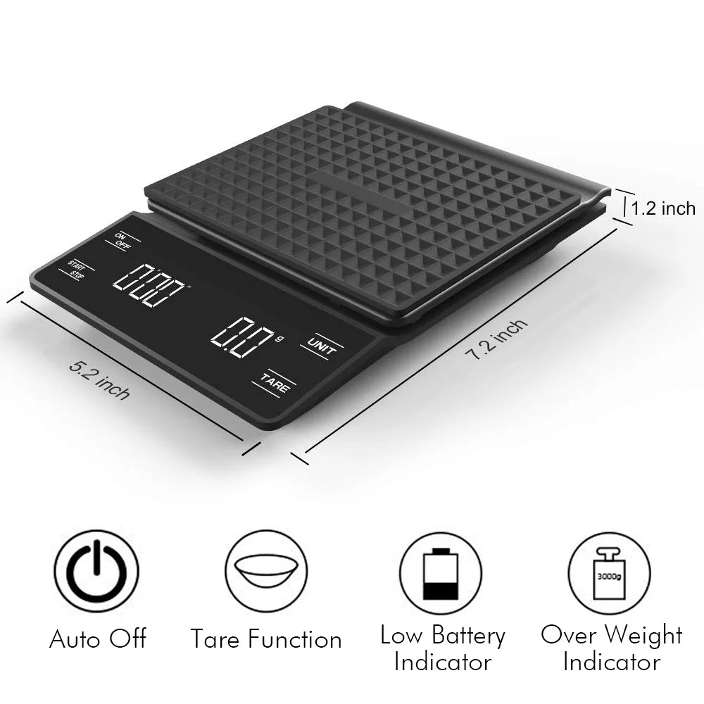 Digital Kitchen Scale with Timer