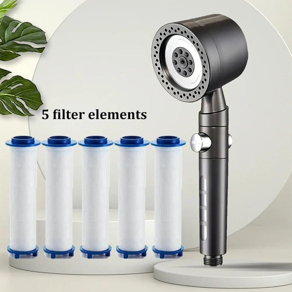 High-Pressure Filter Shower Head