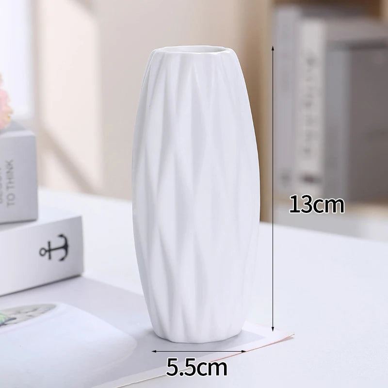 Nordic White Ceramic Vase