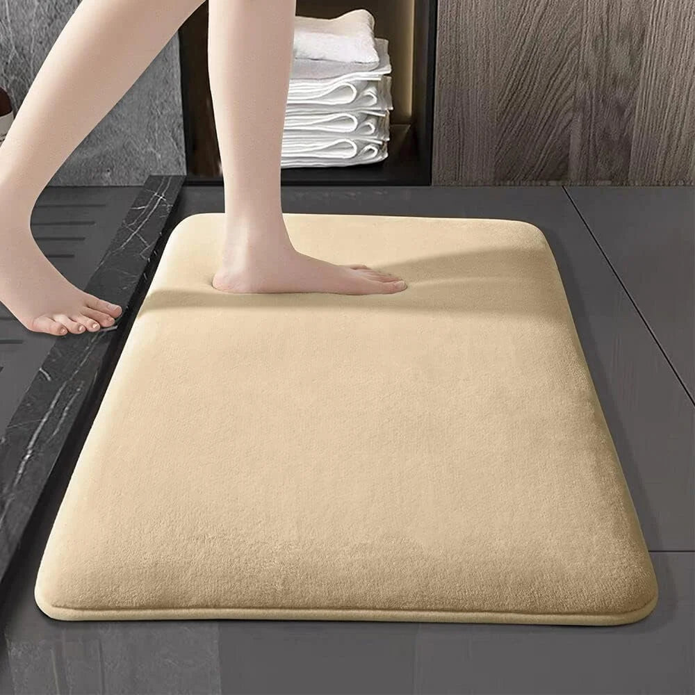 Anti-Slip Coral Velvet Bath Mat