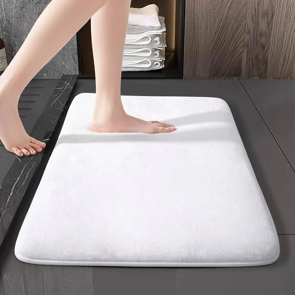 Anti-Slip Coral Velvet Bath Mat