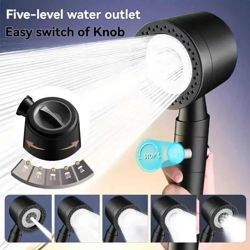 High-Pressure Filter Shower Head