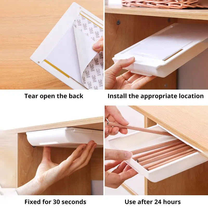 Hideaway Under-Desk Drawer