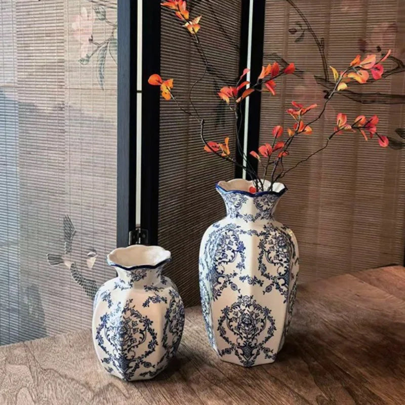 Blue & White Porcelain Vase