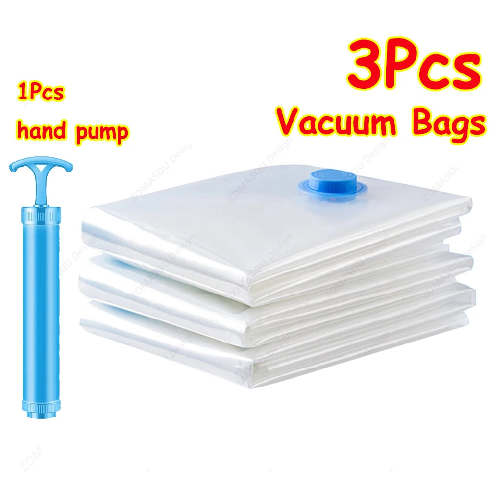 Vacuum Storage Bags with Hand Pump