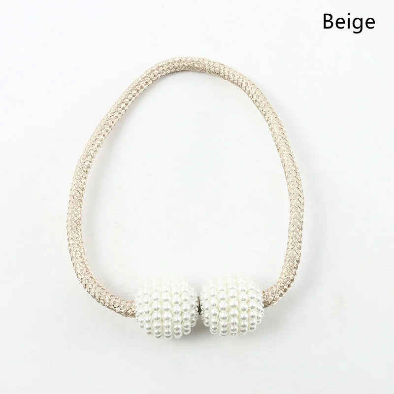 Magnetic Pearl Curtain Clips
