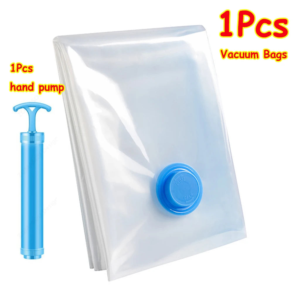 Vacuum Storage Bags with Hand Pump