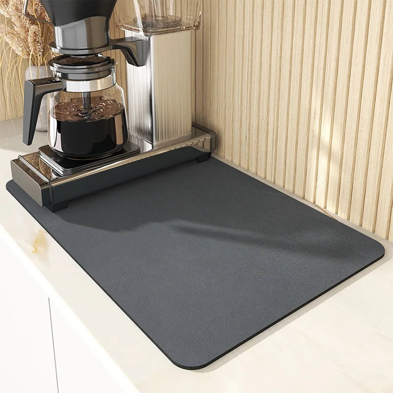 Quick-Dry Kitchen Dish Drying Mat