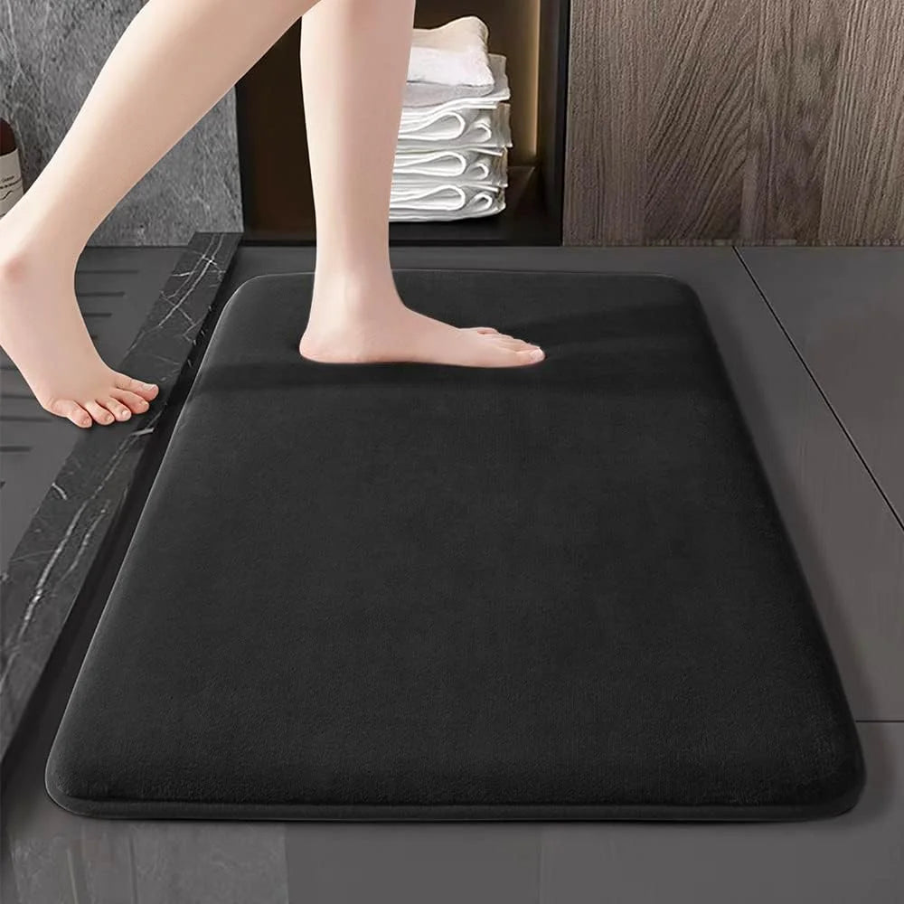 Anti-Slip Coral Velvet Bath Mat