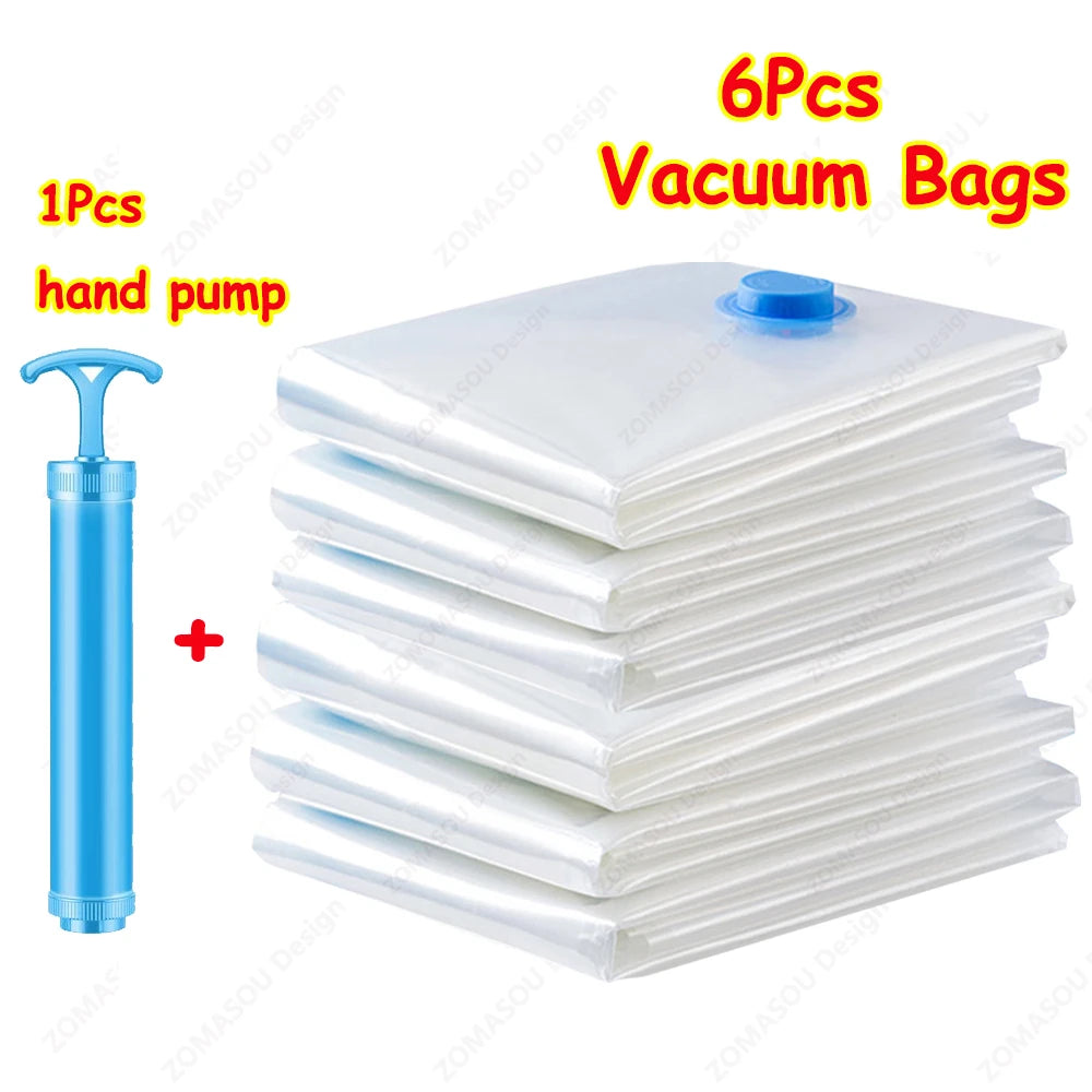 Vacuum Storage Bags with Hand Pump