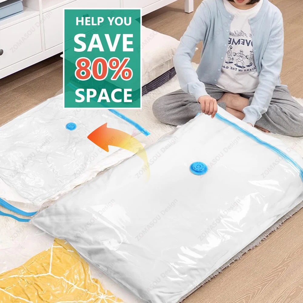 Vacuum Storage Bags with Hand Pump