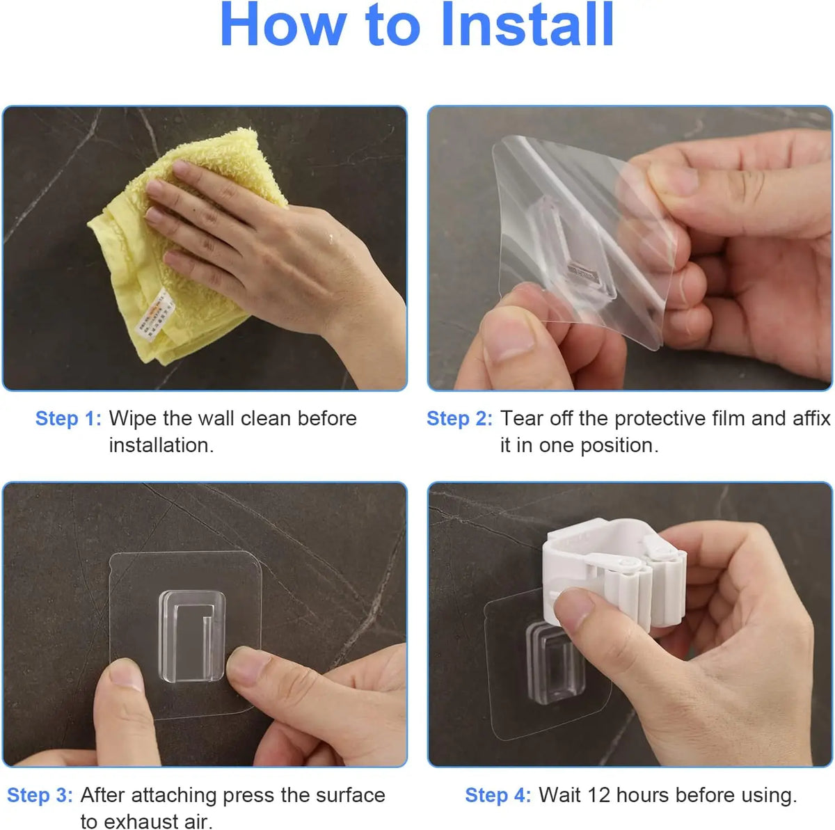 Adhesive Wall Hook Organizer
