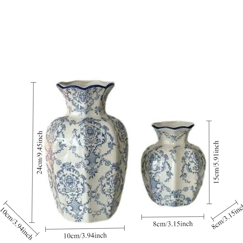 Blue & White Porcelain Vase