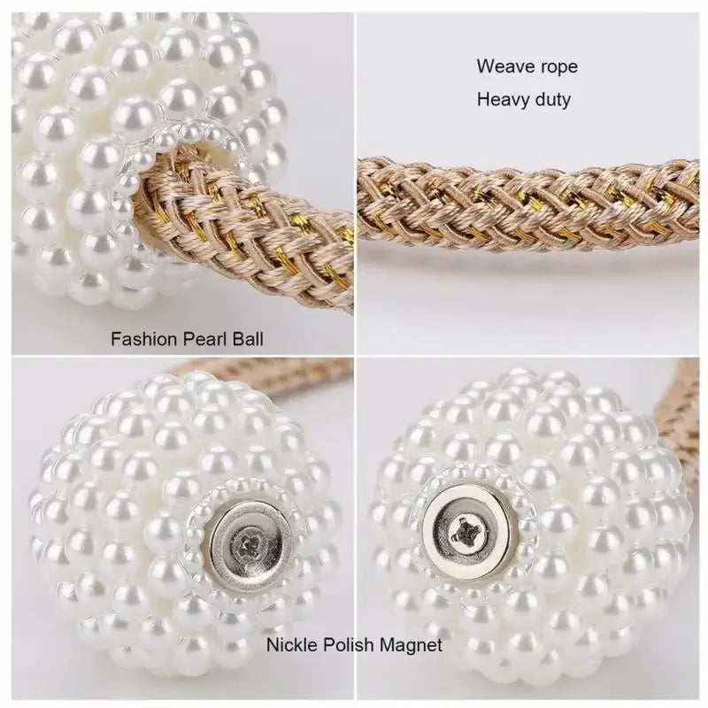 Magnetic Pearl Curtain Clips