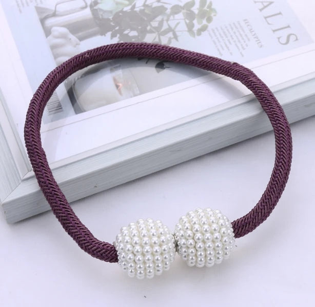 Magnetic Pearl Curtain Clips
