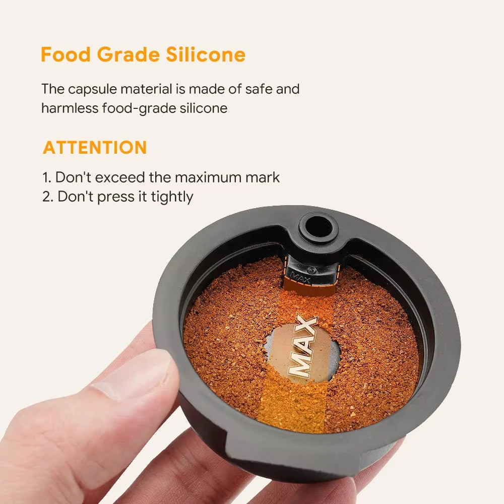 Reusable Coffee Pods for Tassimo – Silicone Lid