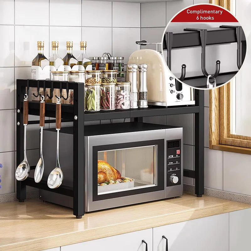 Expandable Microwave Oven Rack