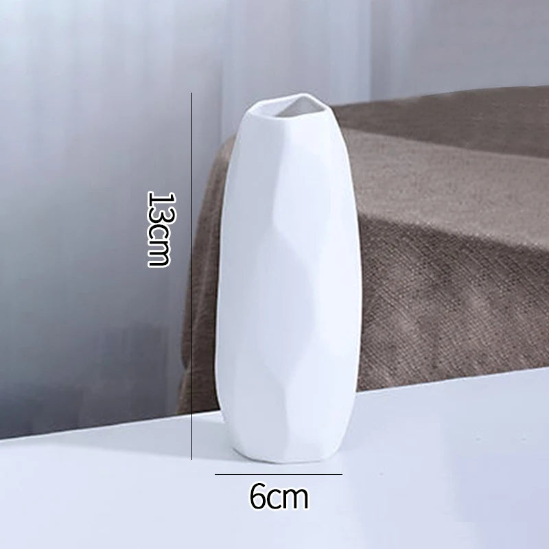 Nordic White Ceramic Vase