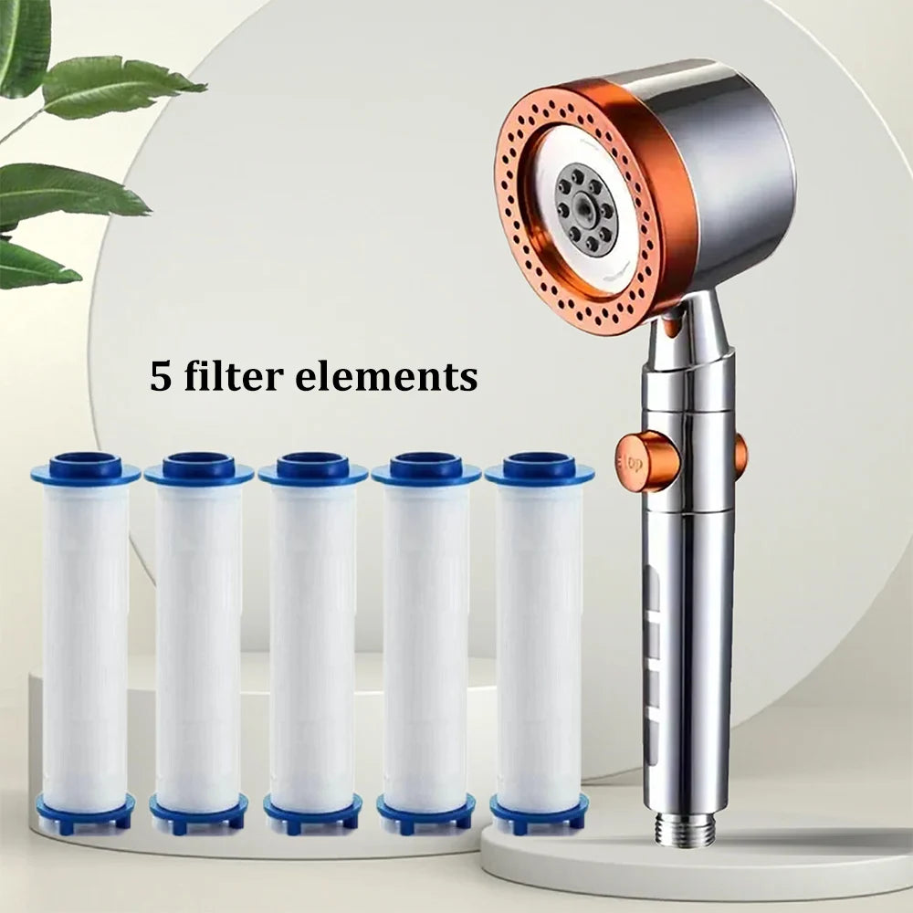 High-Pressure Filter Shower Head