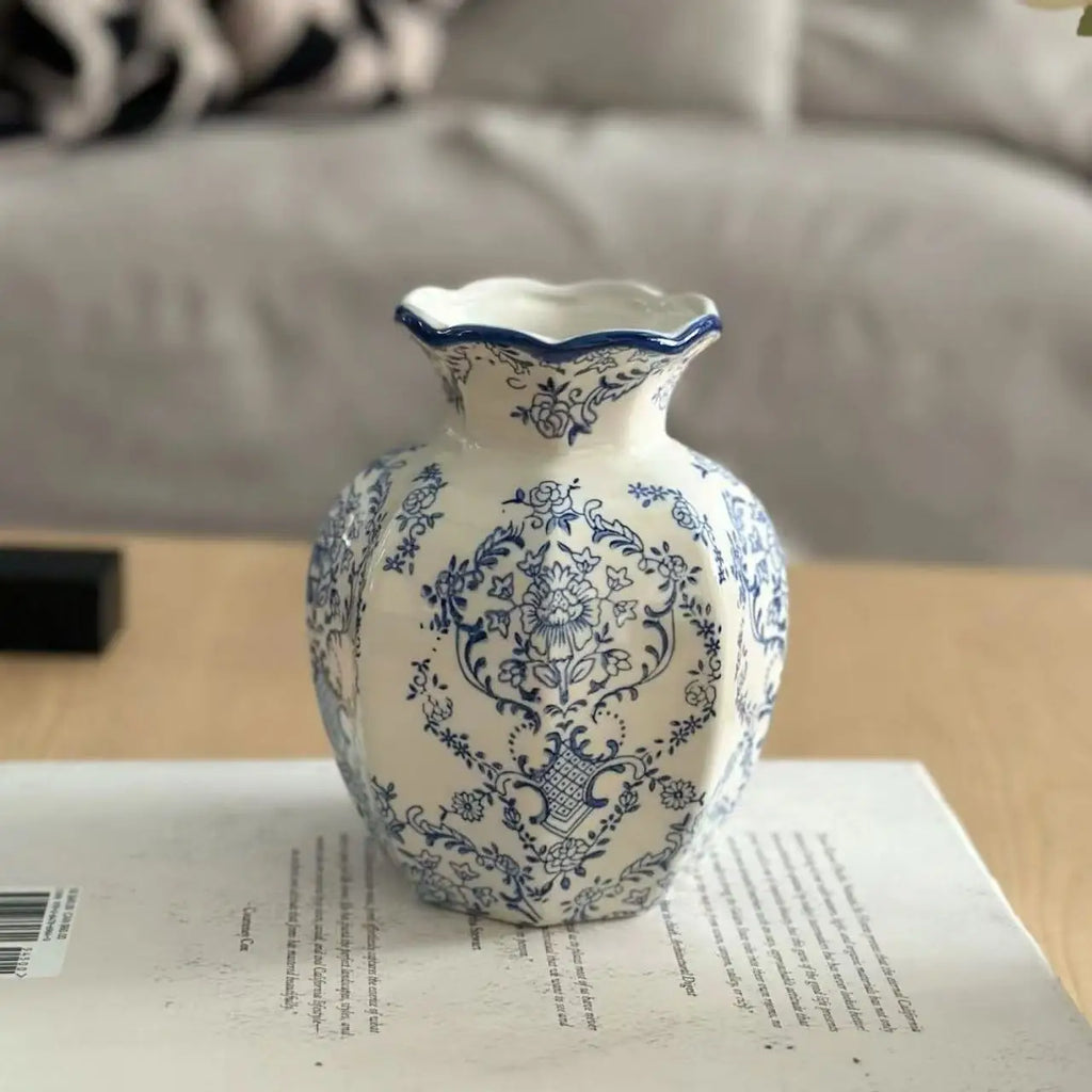 Blue & White Porcelain Vase