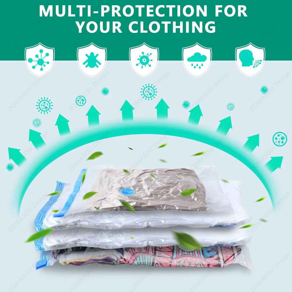 Vacuum Storage Bags with Hand Pump