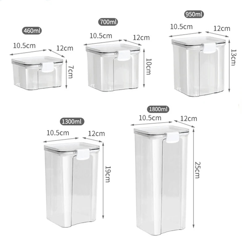 Airtight Kitchen Storage Jars