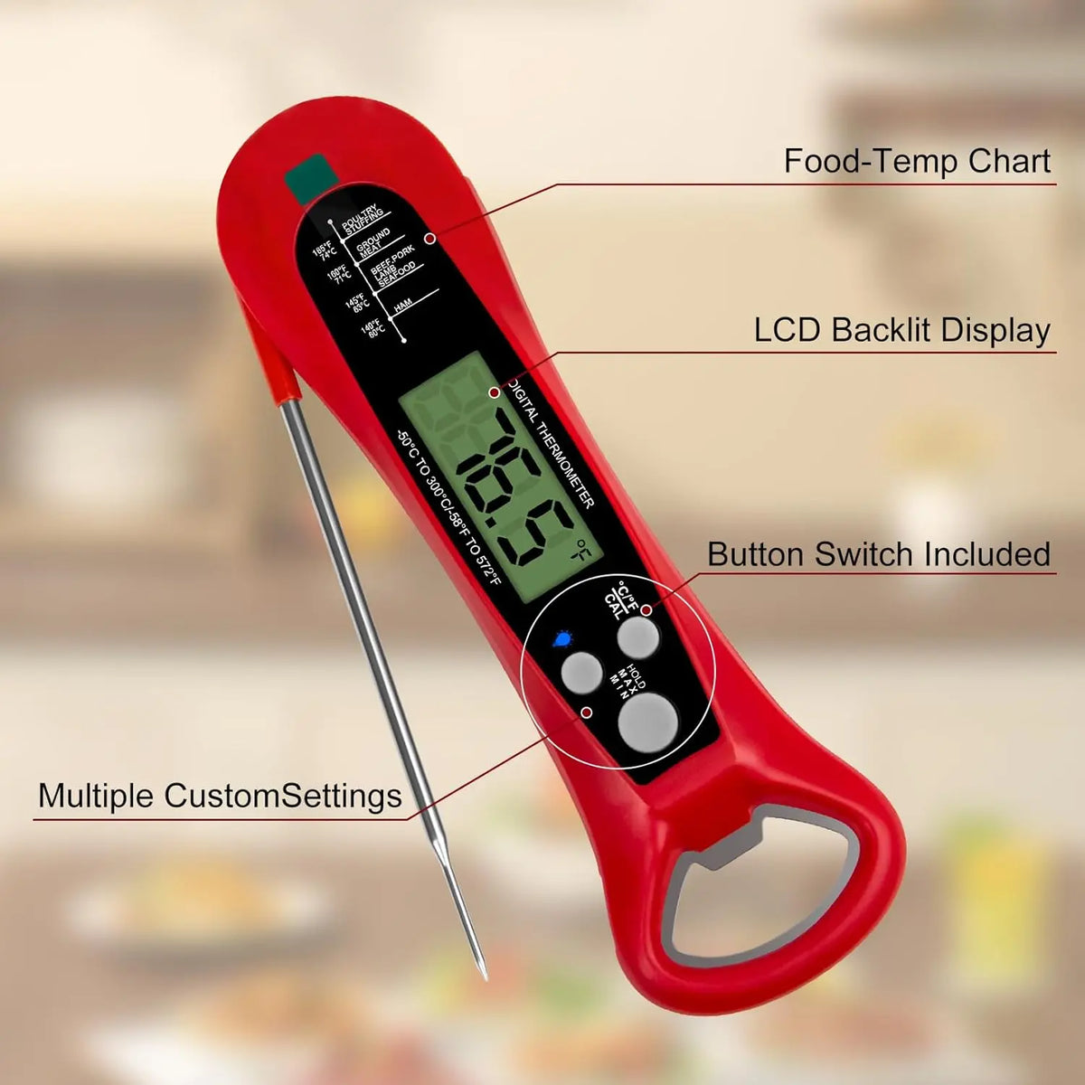 Instant Read Meat Thermometer