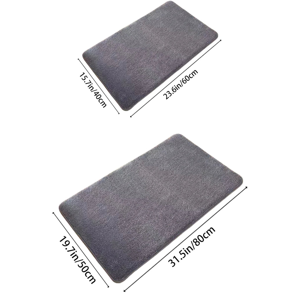 Anti-Slip Coral Velvet Bath Mat