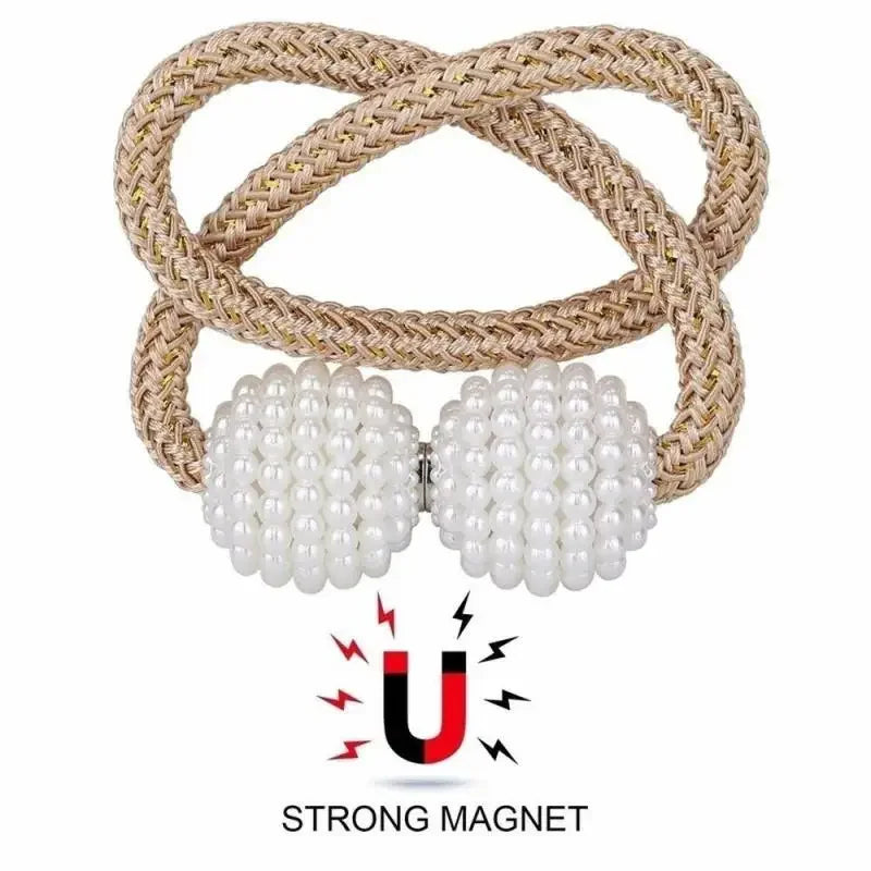 Magnetic Pearl Curtain Clips