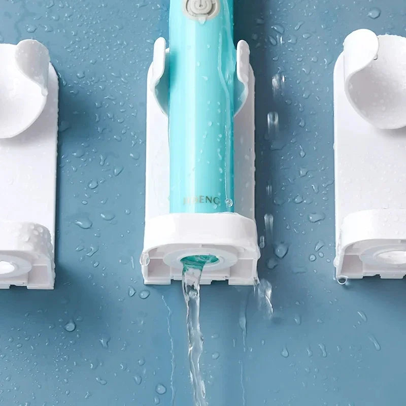 Wall-Mount Toothbrush & Razor Holder