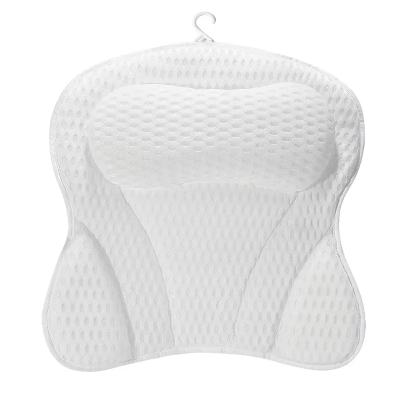 Non-Slip Bath Pillow with Suction Cups