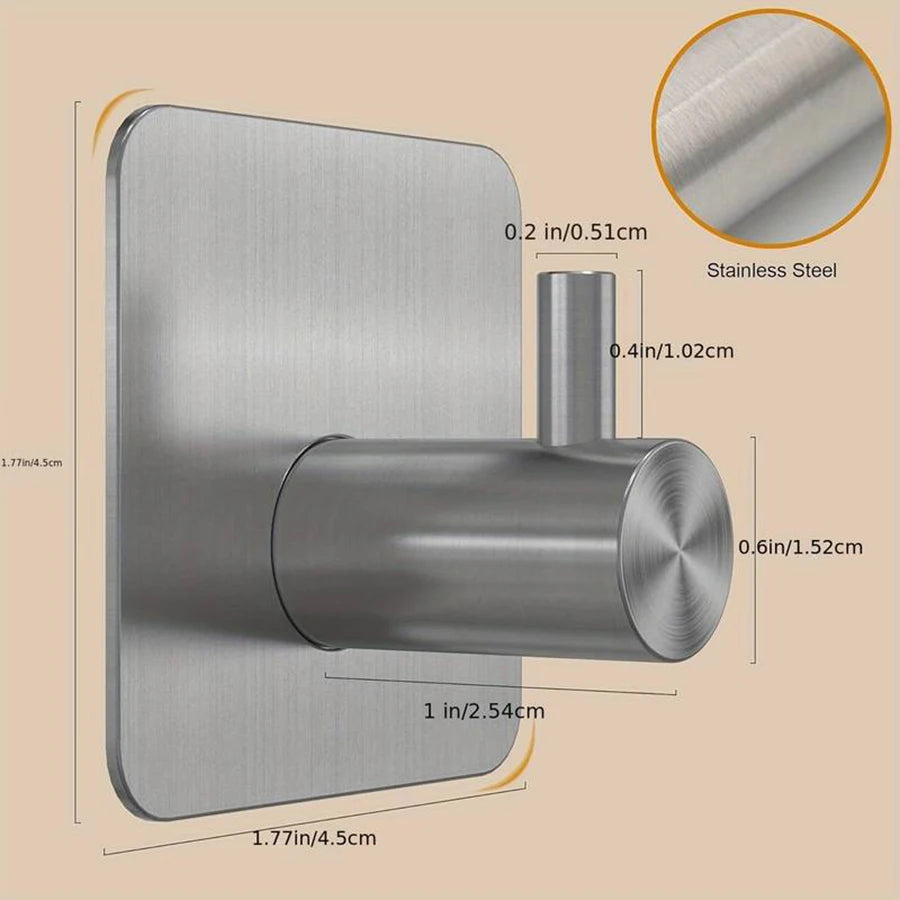 Stainless Steel Adhesive Hooks