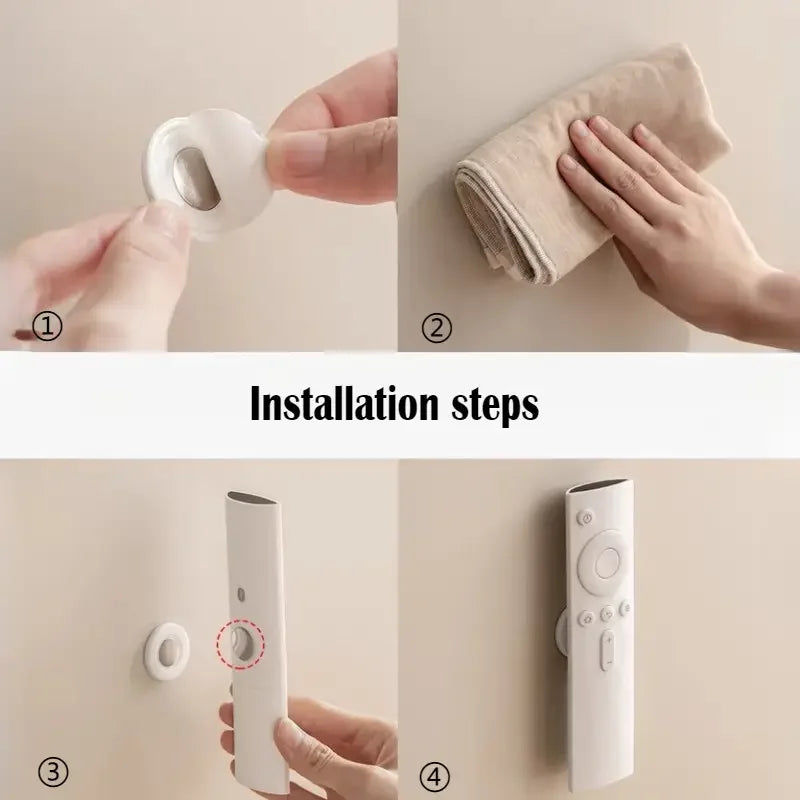 Magnetic Wall-Mount Remote Holder