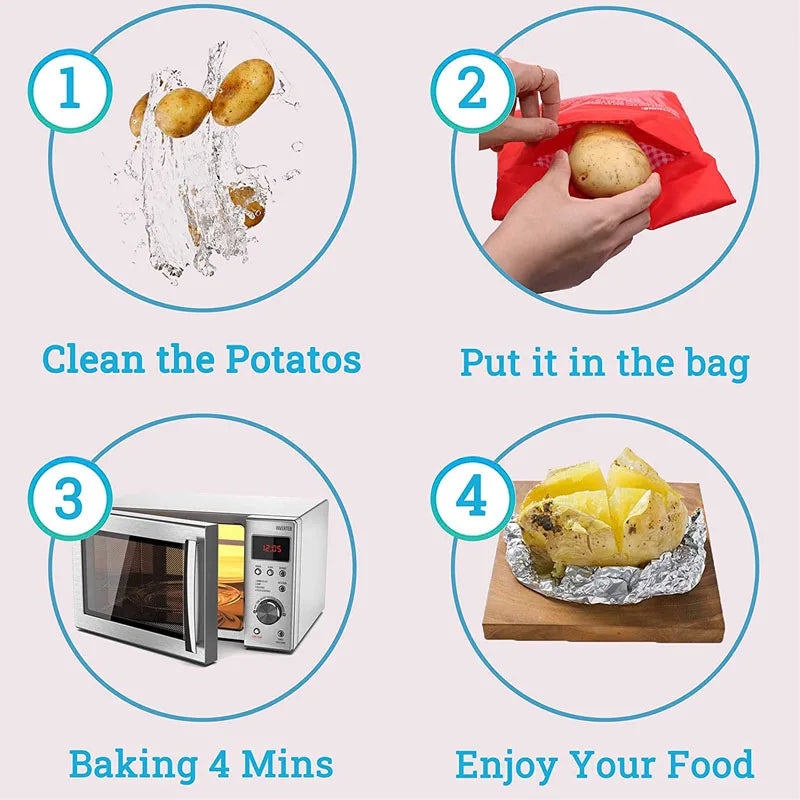 Microwave Potato Cooking Bag