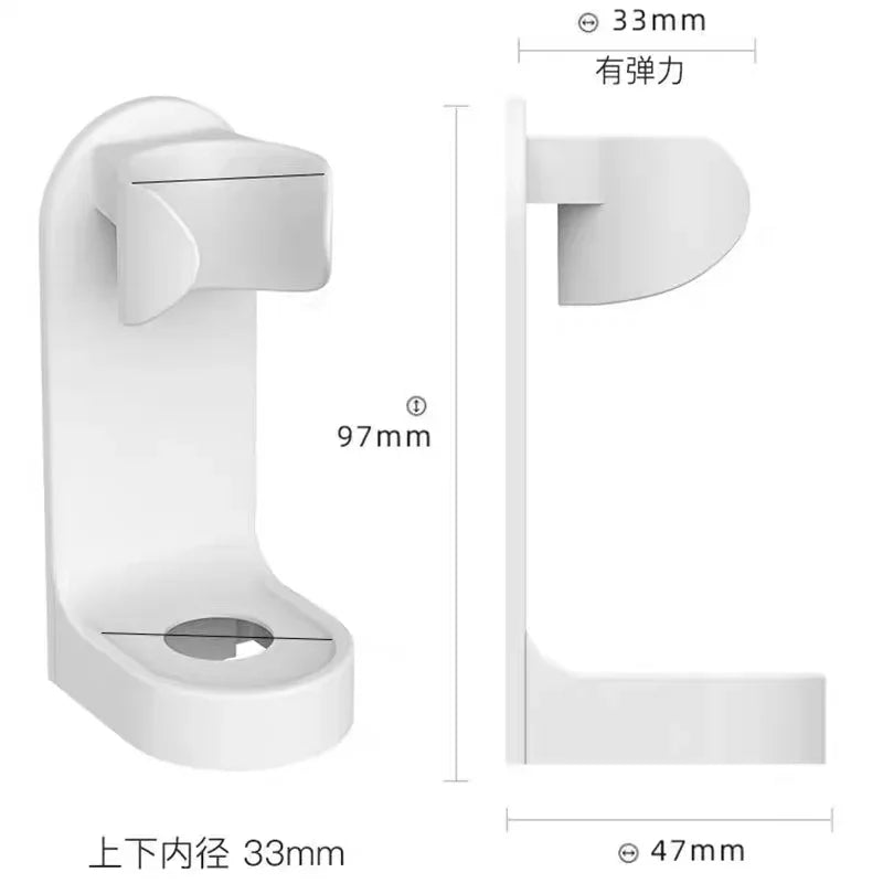 Wall-Mount Toothbrush & Razor Holder